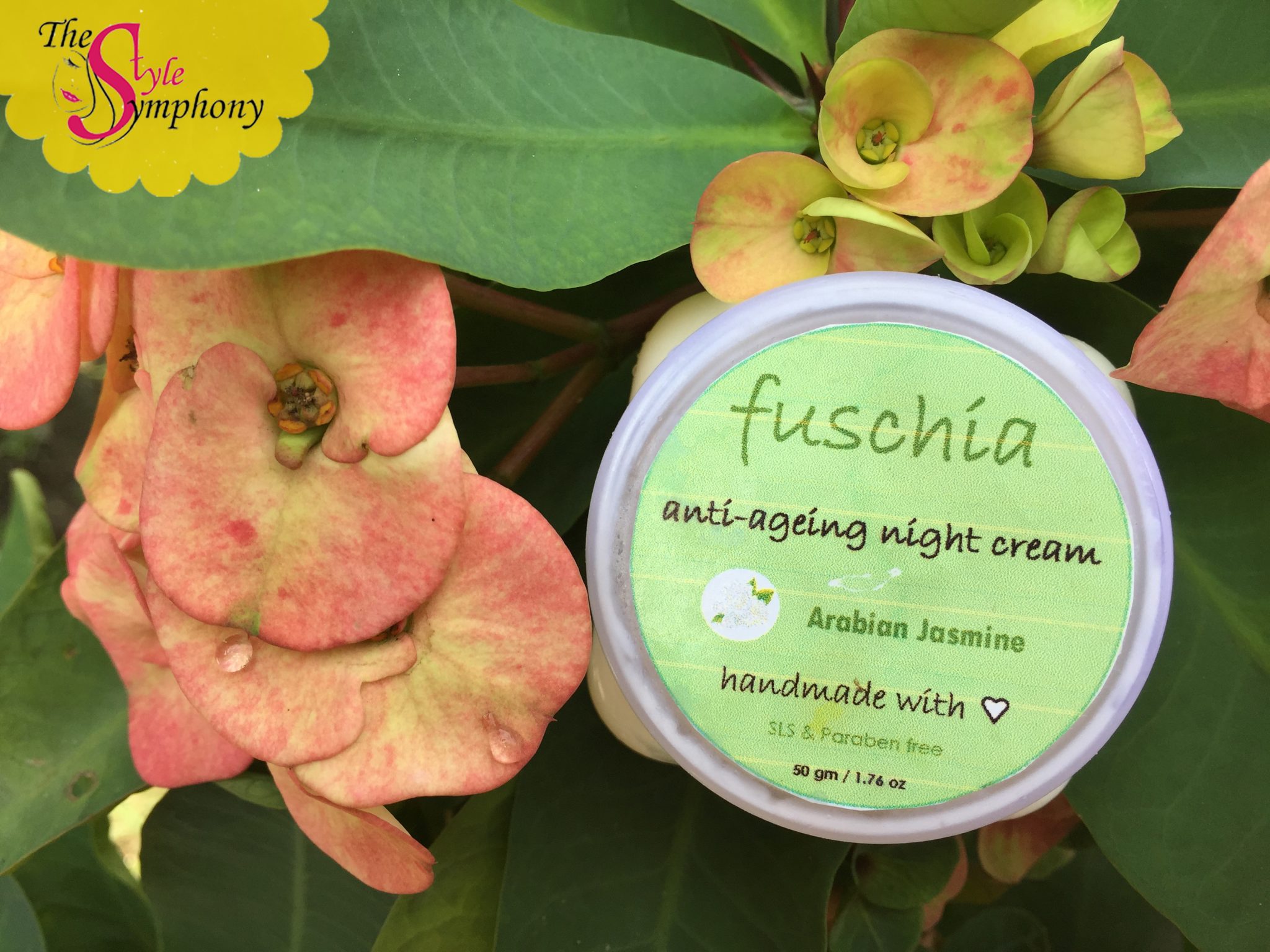 Fuschia Arabian Jasmine Anti-ageing Night Cream